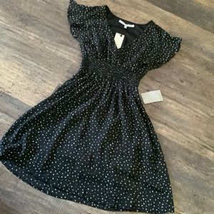 NWT - polka dot mid length dress